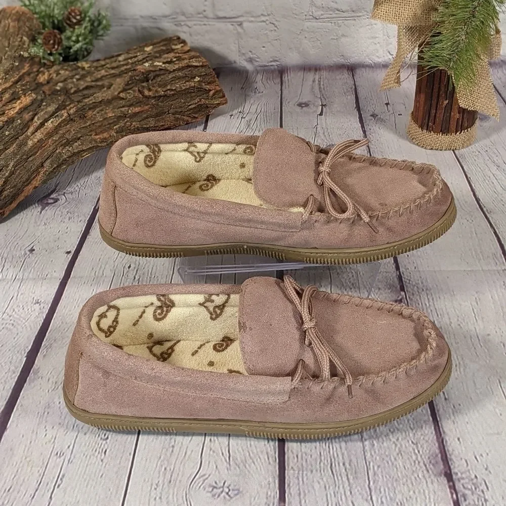 LAMO FOOTWEAR MEN'S MOCCASIN SLIPPERS
